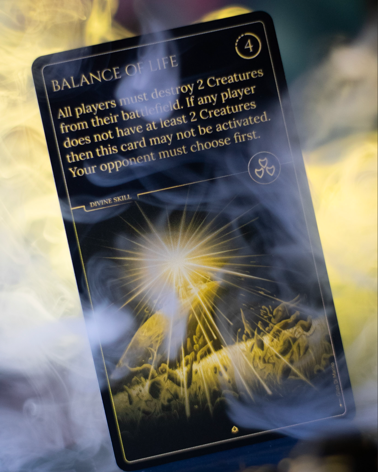 Divine skill card Feralis deck-building