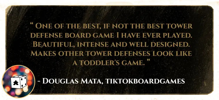 Douglas Mata, TiktokBoardgame: one of the best tower defense board games he has ever played